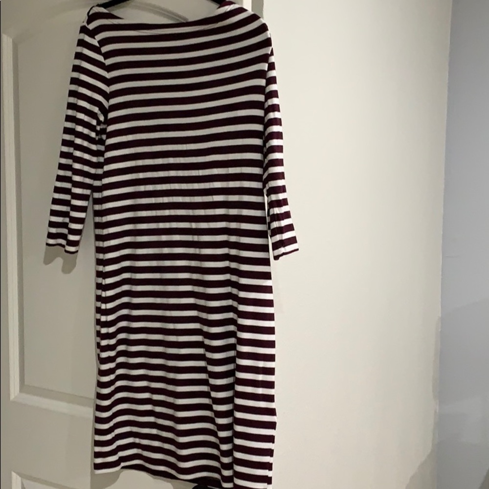 Mid length striped dress